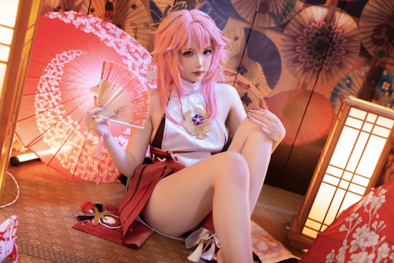 《原神 八重神子》｜雪晴Astra · 60张写真、2 个视频