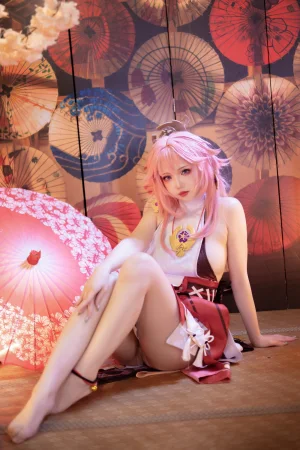 《原神 八重神子》｜雪晴Astra · 60张写真、2 个视频