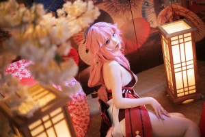 《原神 八重神子》｜雪晴Astra · 60张写真、2 个视频
