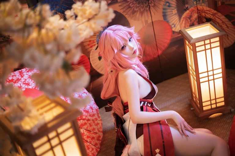 《原神 八重神子》｜雪晴Astra · 60张写真、2 个视频
