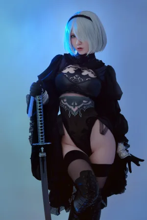 《Nier：2B》｜半半子 BANBANKO · 50张写真