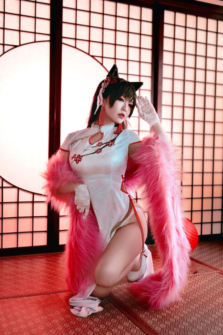 《愛宕x高雄,チャイナ服》｜半半子 BANBANKO&婉Yue · 35张写真、1 个视频
