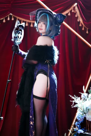 《柴郡旗袍》｜半半子 BANBANKO · 64张写真