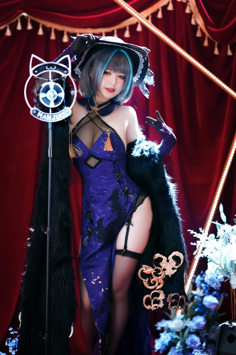 《柴郡旗袍》｜半半子 BANBANKO · 64张写真