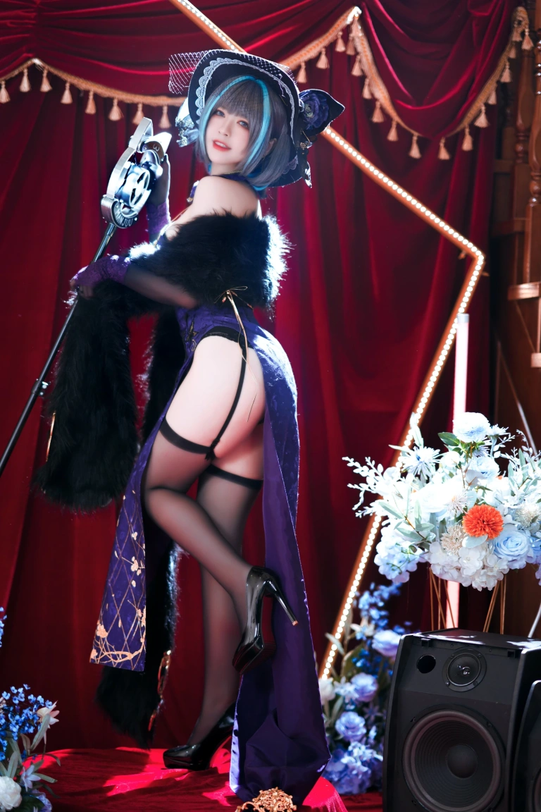《柴郡旗袍》｜半半子 BANBANKO · 64张写真