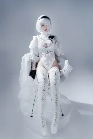 《Automataヨルハ二号B型 白いドレス》｜半半子 BANBANKO · 51张写真