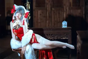 《柴郡中华娘旗袍》｜半半子 BANBANKO · 45张写真、2 个视频