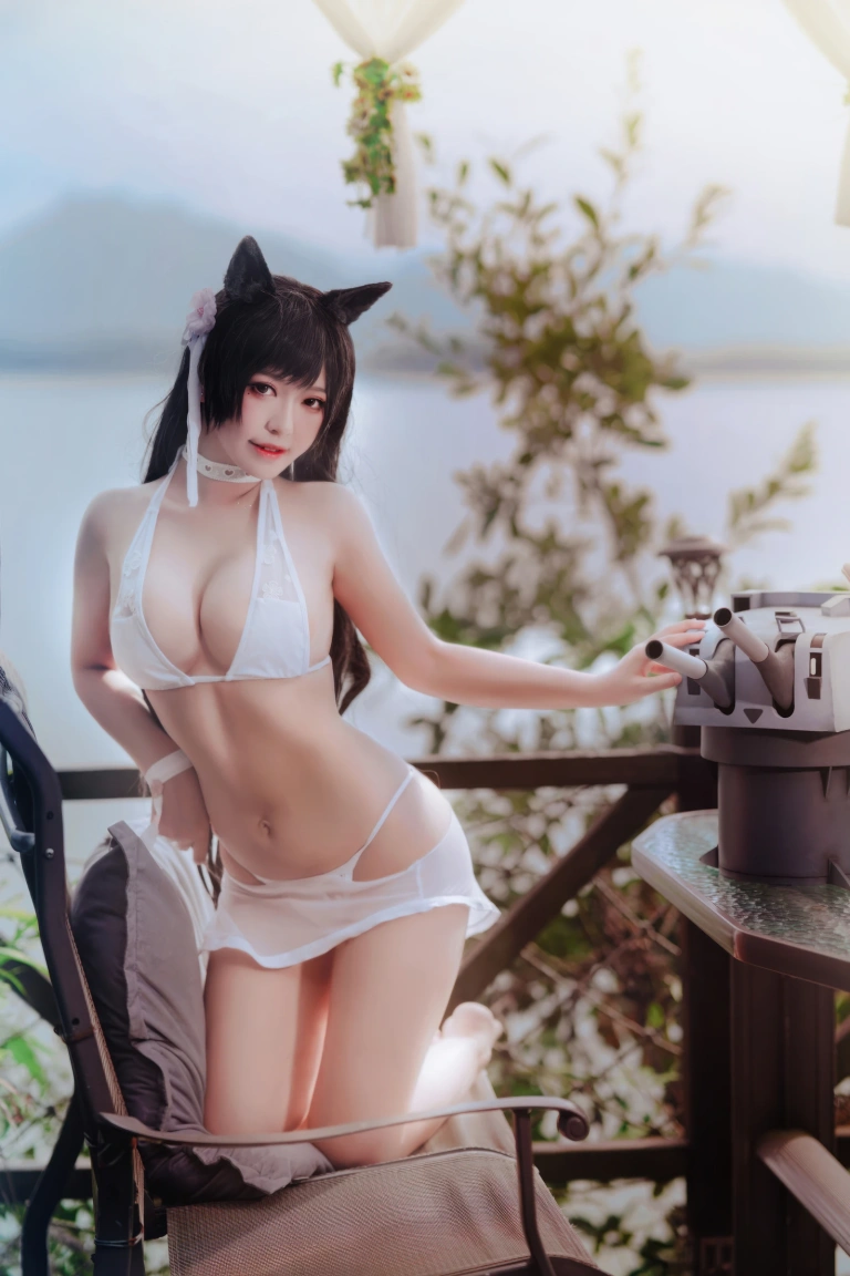 《碧蓝航线 爱宕泳装》｜半半子 BANBANKO · 27张写真