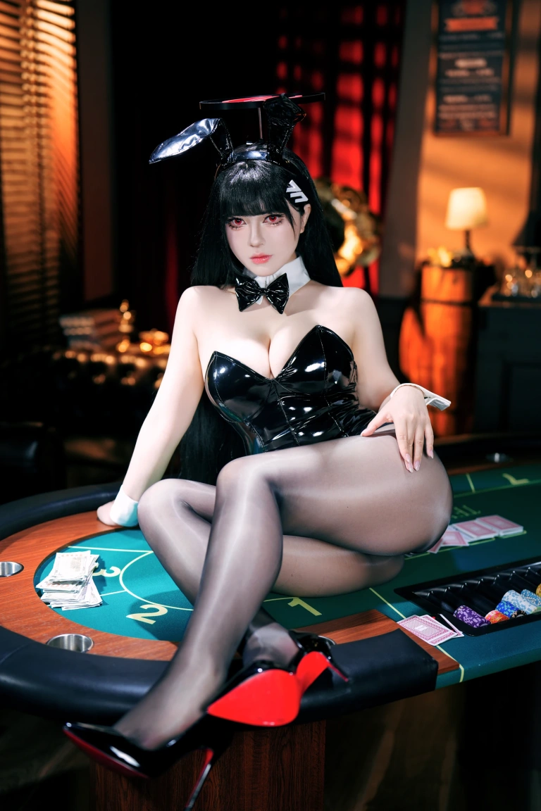 《蔚蓝档案 调月莉音 Vol.04 RioBunny》｜半半子 BANBANKO · 58张写真、6 个视频
