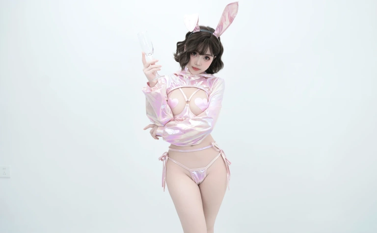 《粉色兔兔》｜Bangni邦尼 · 102张写真