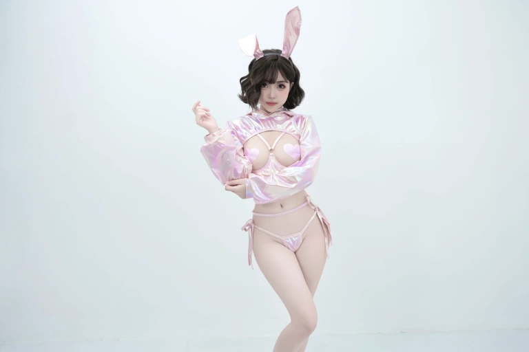 《粉色兔兔》｜Bangni邦尼 · 102张写真