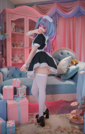 《初音未来·兔子洞女仆》｜Bangni邦尼 · 82张写真