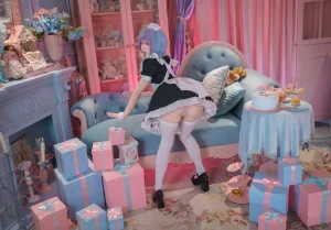 《初音未来·兔子洞女仆》｜Bangni邦尼 · 82张写真