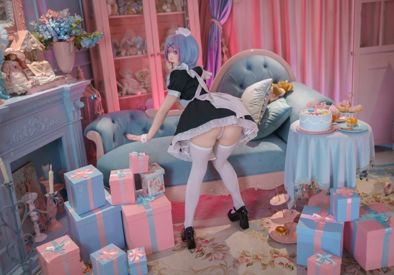 《初音未来·兔子洞女仆》｜Bangni邦尼 · 82张写真