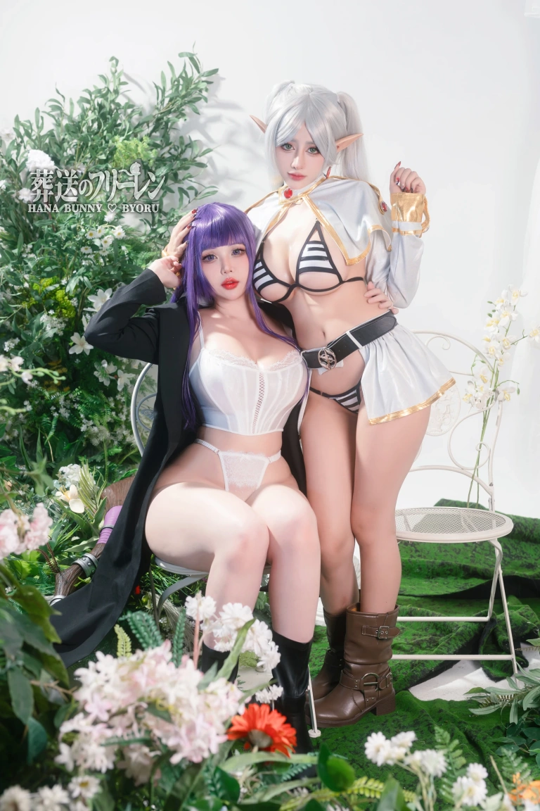 《Fern and Frieren Sousou no Frieren》｜Byoru&Hana Bunny · 24张写真