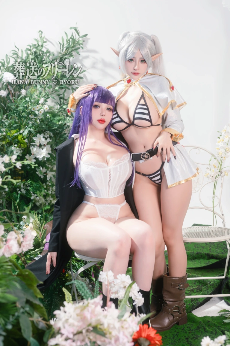 《Fern and Frieren Sousou no Frieren》｜Byoru&Hana Bunny · 24张写真