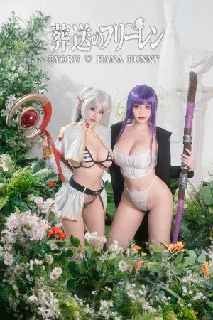 《Fern and Frieren Sousou no Frieren》｜Byoru&Hana Bunny · 24张写真