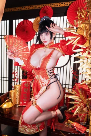《Eve（Qipao Ver）（Stellar Blade）》｜Byoru · 62张写真、19 个视频
