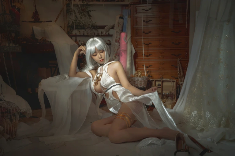 《碧蓝航线 马萨诸塞礼服》｜切切celia · 23张写真