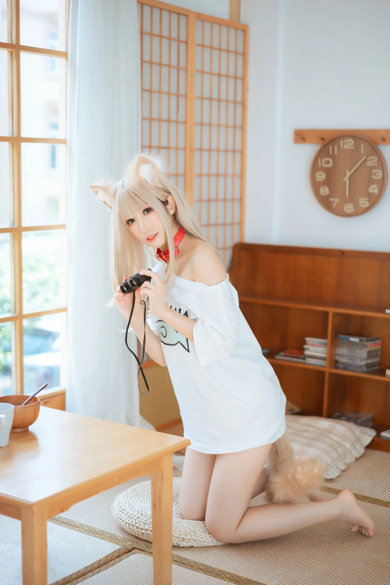 《猫娘 黄豆粉》｜coser衣衣 · 21张写真