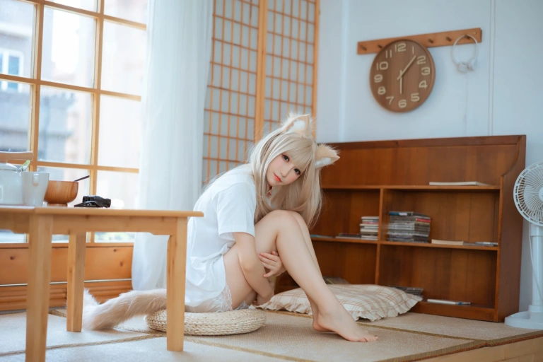 《猫娘 黄豆粉》｜coser衣衣 · 21张写真