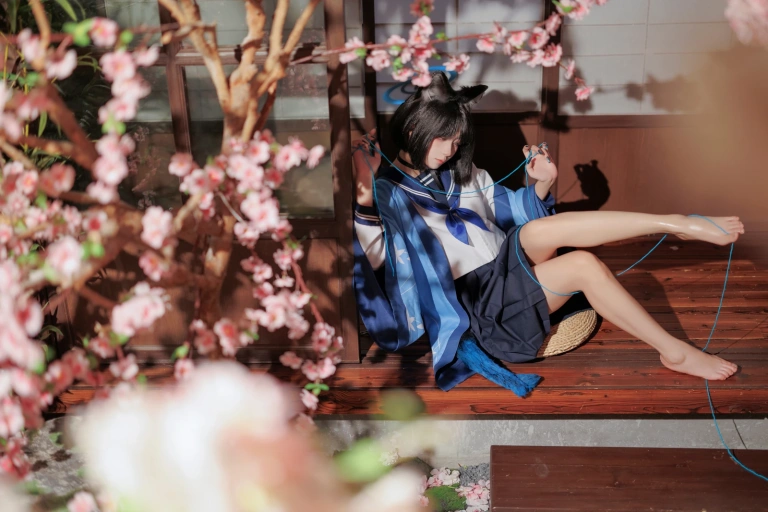 《桔梗毛线团》｜纸悦Etsu_ko · 25张写真