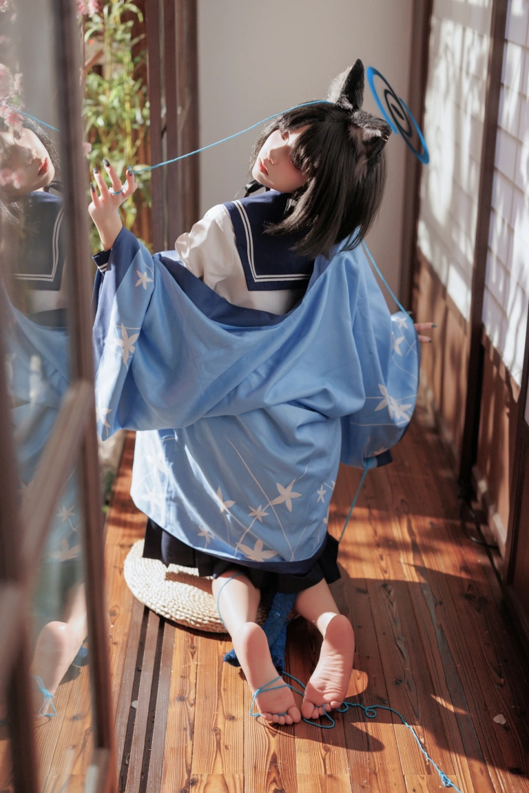 《桔梗毛线团》｜纸悦Etsu_ko · 25张写真