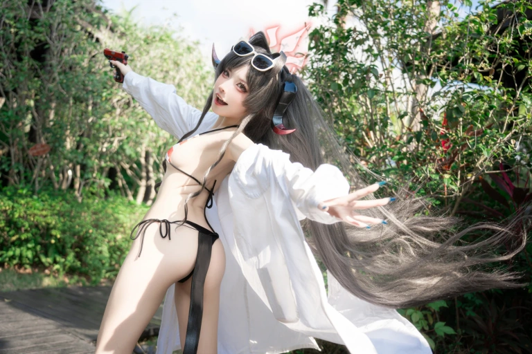 《蔚蓝档案 鬼怒川霞水着》｜纸悦Etsu_ko · 44张写真