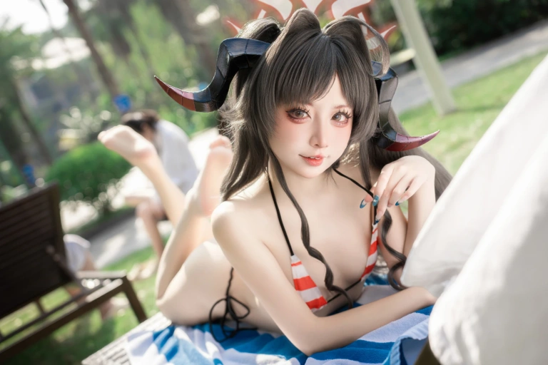 《蔚蓝档案 鬼怒川霞水着》｜纸悦Etsu_ko · 44张写真