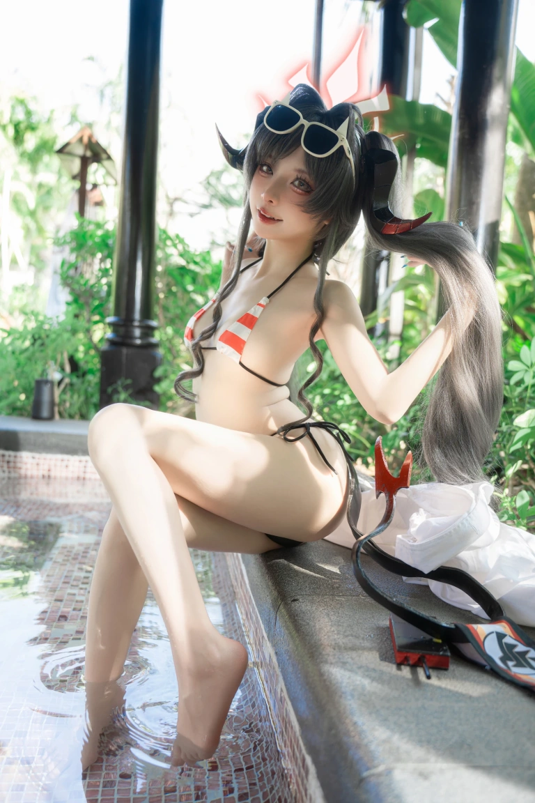 《蔚蓝档案 鬼怒川霞水着》｜纸悦Etsu_ko · 44张写真