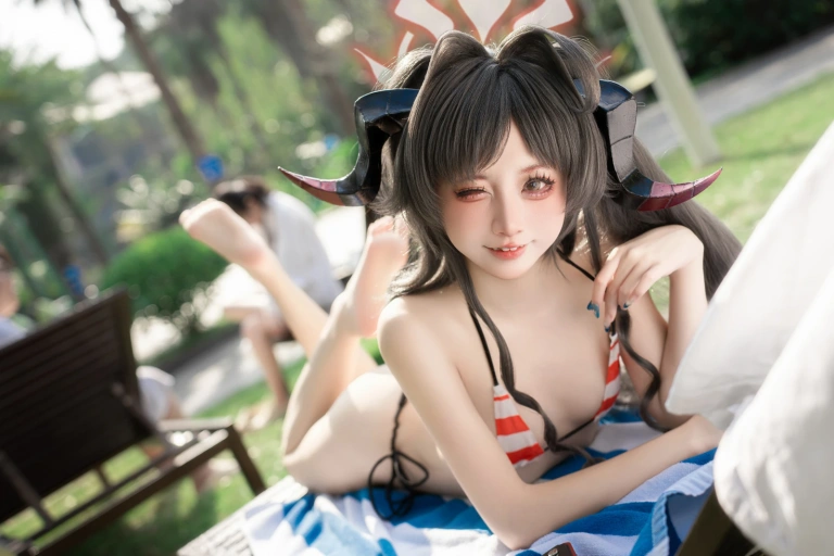 《蔚蓝档案 鬼怒川霞水着》｜纸悦Etsu_ko · 44张写真