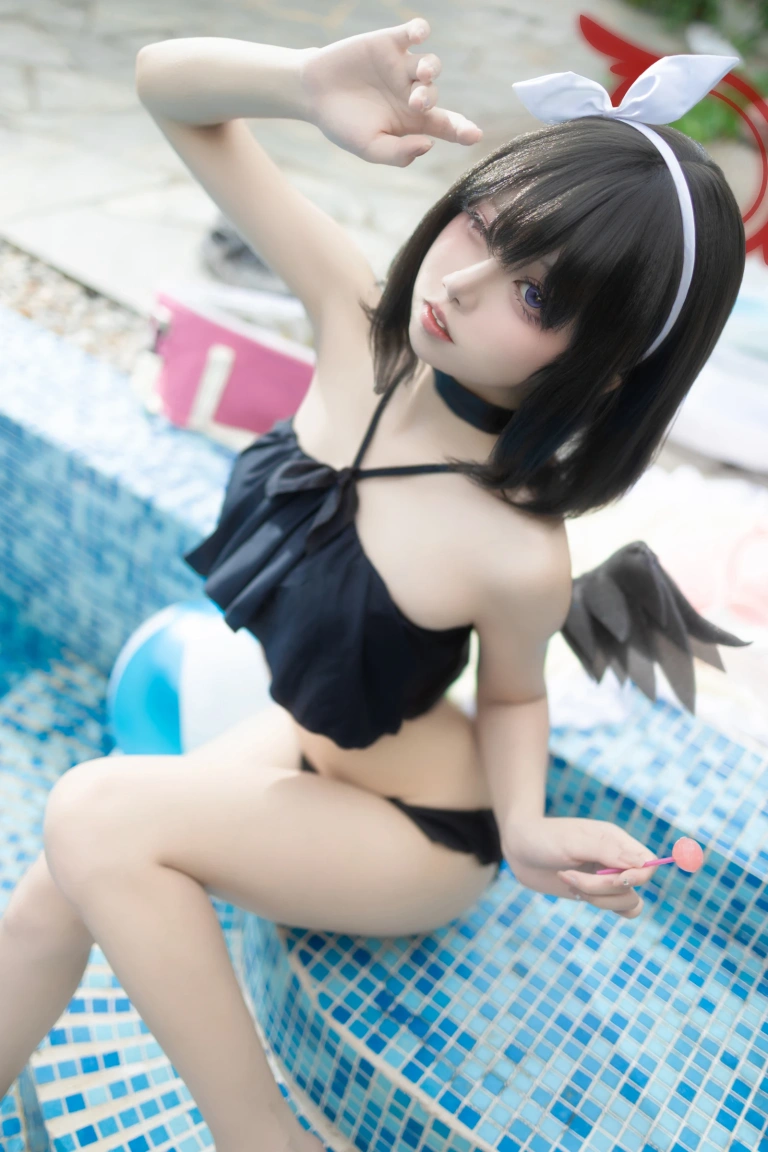 《蔚蓝档案 水真白》｜纸悦Etsu_ko · 28张写真