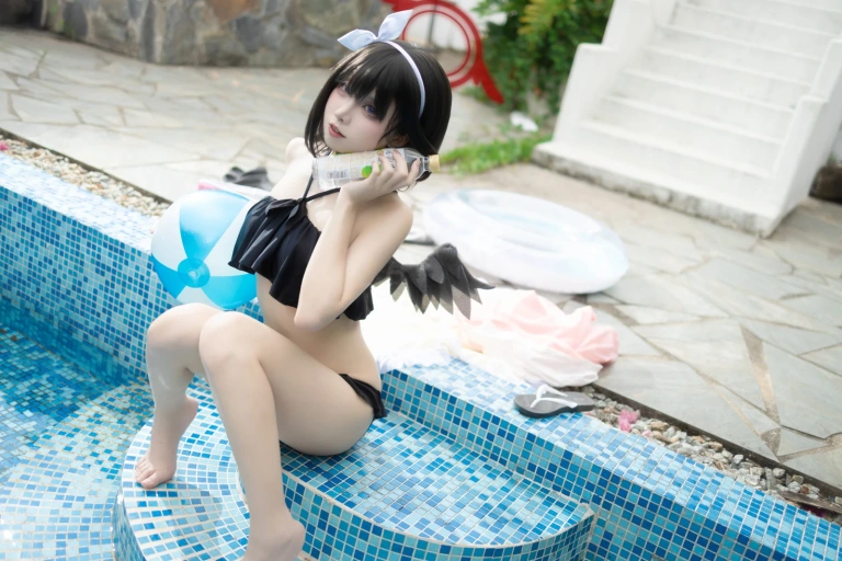 《蔚蓝档案 水真白》｜纸悦Etsu_ko · 28张写真