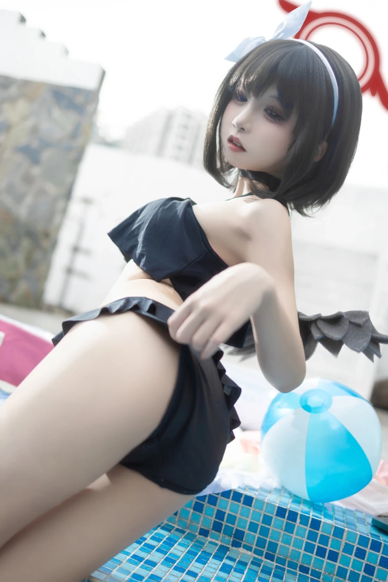 《蔚蓝档案 水真白》｜纸悦Etsu_ko · 28张写真