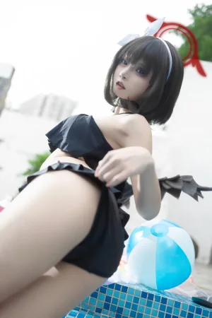 《蔚蓝档案 水真白》｜纸悦Etsu_ko · 28张写真