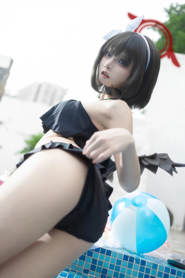 《蔚蓝档案 水真白》｜纸悦Etsu_ko · 28张写真