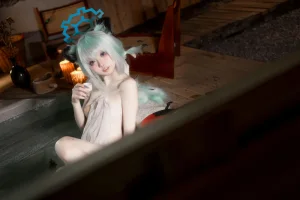 《蔚蓝档案 时雨温泉》｜纸悦Etsu_ko · 63张写真