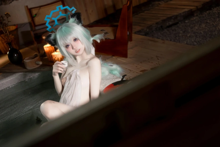 《蔚蓝档案 时雨温泉》｜纸悦Etsu_ko · 63张写真