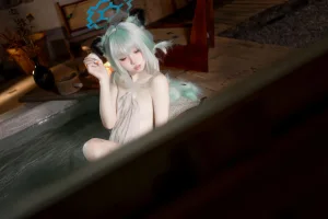 《蔚蓝档案 时雨温泉》｜纸悦Etsu_ko · 63张写真