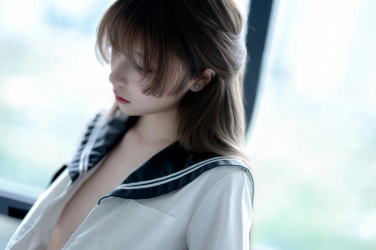 《浴缸JK》｜纸悦Etsu_ko · 16张写真