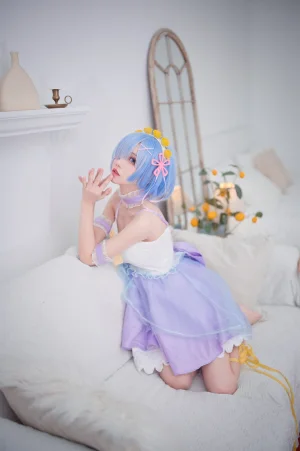 《蕾姆CLEAR DRESS》｜花柒Hana · 15张写真