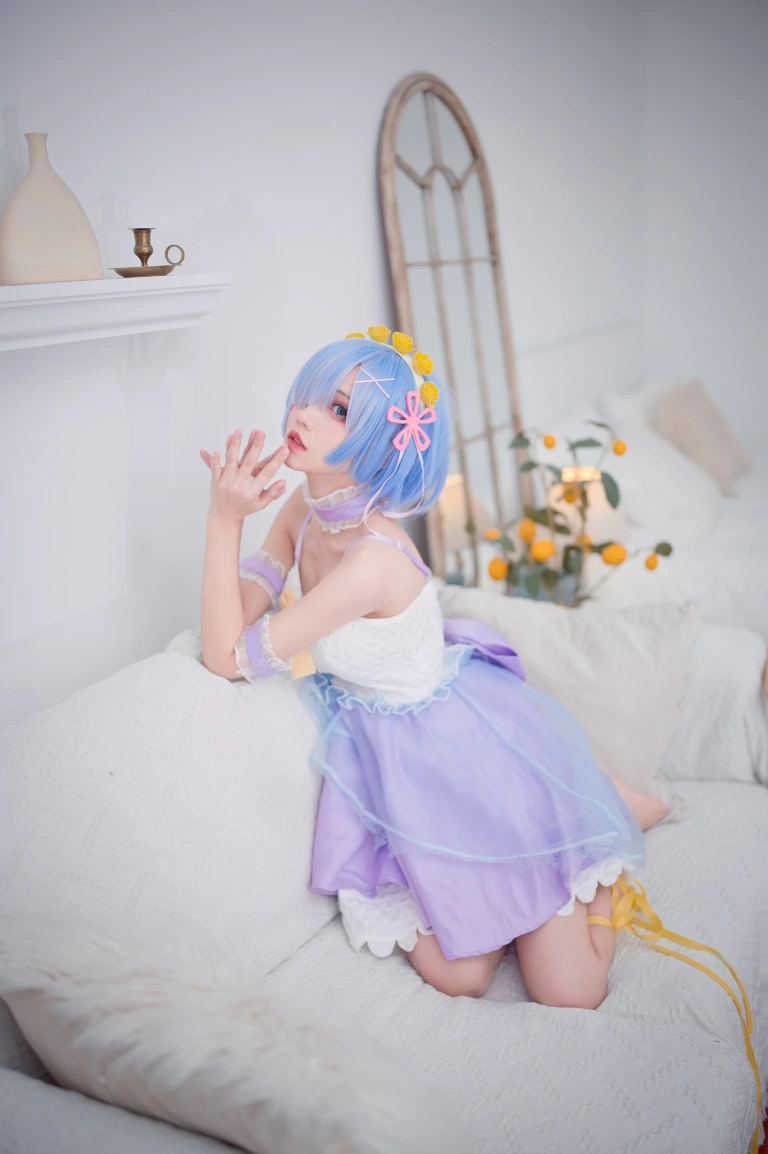 《蕾姆CLEAR DRESS》｜花柒Hana · 15张写真