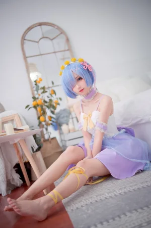 《蕾姆CLEAR DRESS》｜花柒Hana · 15张写真