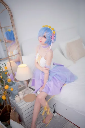 《蕾姆CLEAR DRESS》｜花柒Hana · 15张写真