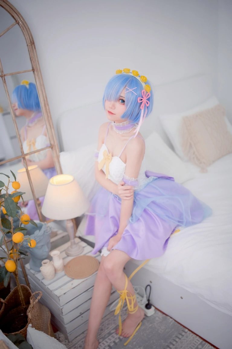 《蕾姆CLEAR DRESS》｜花柒Hana · 15张写真