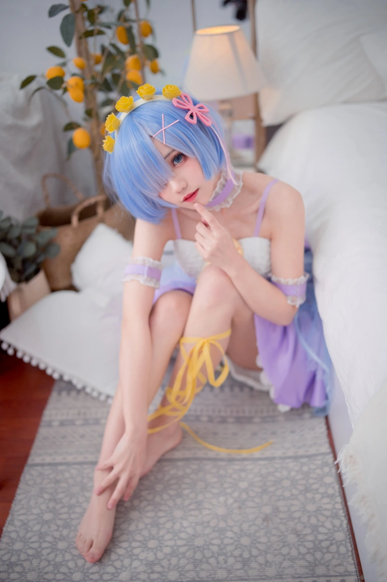 《蕾姆CLEAR DRESS》｜花柒Hana · 15张写真