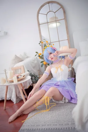 《蕾姆CLEAR DRESS》｜花柒Hana · 15张写真