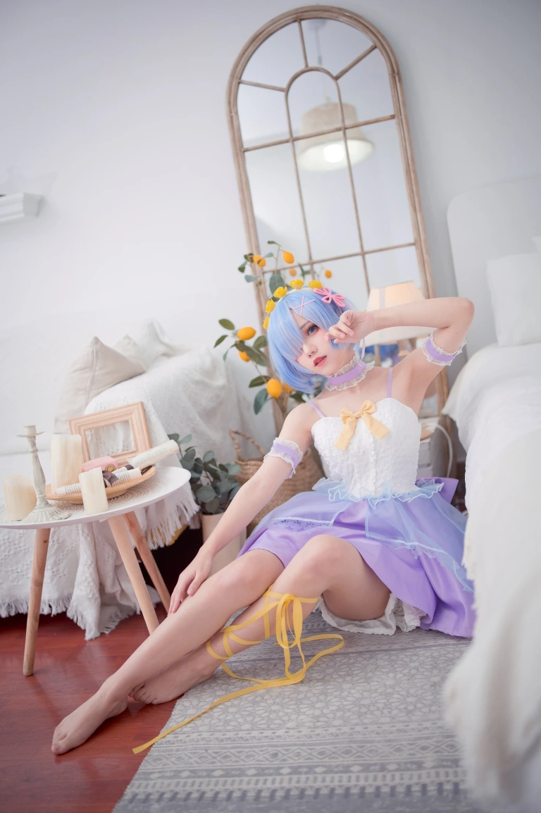 《蕾姆CLEAR DRESS》｜花柒Hana · 15张写真