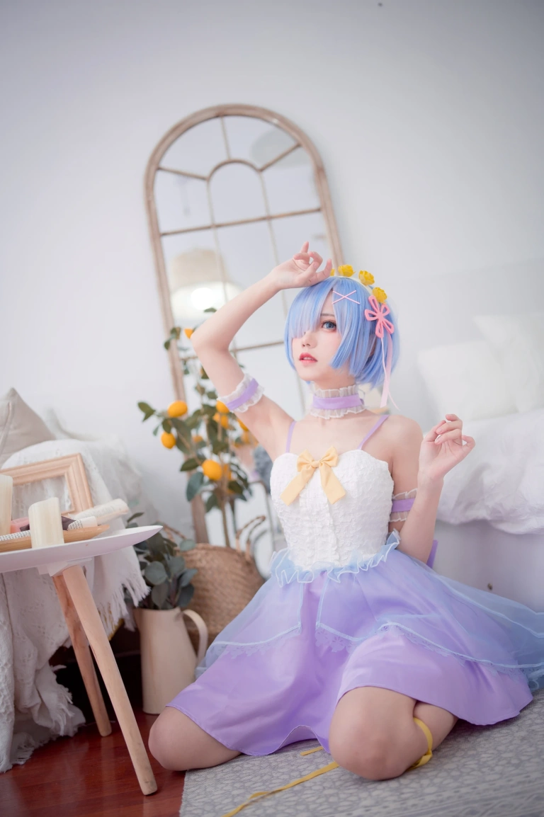 《蕾姆CLEAR DRESS》｜花柒Hana · 15张写真