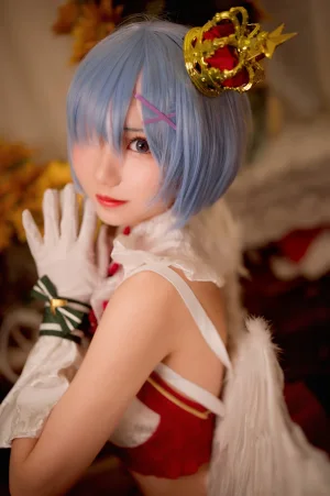 《圣诞蕾姆cos》｜花柒Hana · 22张写真